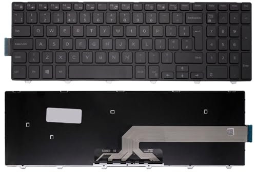 UK English QWERTY Laptop Keyboard For DELL Vostro 15 3558 3559 – Non-Backlit With Frame