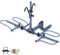 AKHAL-TEKE Portabici per bicicletta, inclinabile, pieghevole, per 2 biciclette standard, con pneumatici grassi e bici elettriche, capacità di 2 biciclette da 81,6 kg, adatto per ricevitore da 5,1 cm