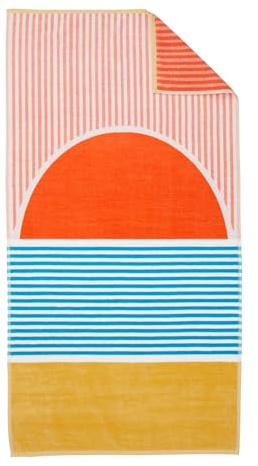 Loon & Lake Luxury Oversized Beach Towels - Beach Sunset