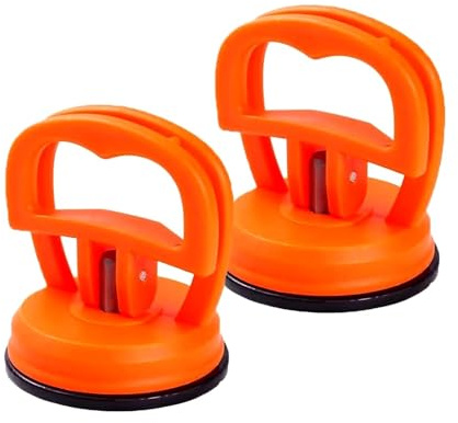 2 Pack Heavy Duty Suction Cups, Car Dent Puller & Glass Lifter, Dual-Purpose Dent Removal Tools for Car Repair, Furniture, Tiles, Windows, Phone Holder
