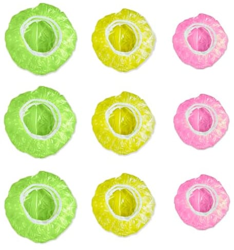 Toivize 120 Stück Abdeckhauben für Lebensmittel, Abdeckhaube Lebensmittel | mit Gummizug Bunte Elastische Frischhaltebeutel Wiederverwendbar Staubschutzhülle für Gemüse Frischeschutz