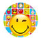 Disco Waffel-Kuchen Ostia Emoticon Smile 40570 OCCHIOLINO