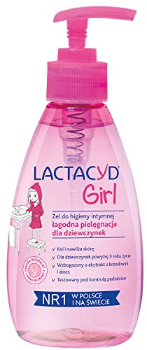 Lactacyd Girl Gel Für Intimhygiene, Schonende Pflege für Mädchen - 200 ml, Pumpe