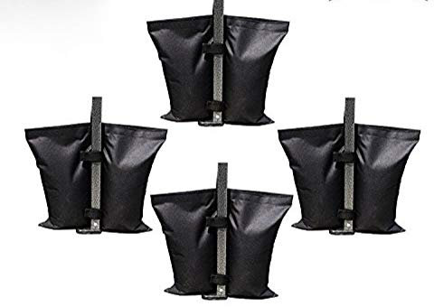 ADEPTNA Heavy duty Set of 4 Gazebo Foot Leg Pole Large Sandbag Weight for Marquee Market Stall tents and Sun Shade Sand Bag