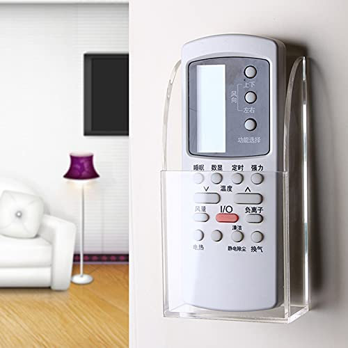 Haofy Organizadores de Control Remoto, Soporte del Control Remoto Fijar en Pared Almacenamiento Para Acopiar Control Remoto de Televisor, Estéreo, Mando a Distancia de Sonido (1#)