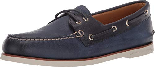 Sperry Men's Gold Cup Authentic Original 2-Eye Boat Shoe, Navy, 8 UK
