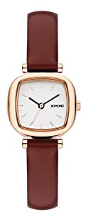 KOMONO Moneypenny Auburn Japanische Analoge Quarzuhr für Damen mit Lederarmband
