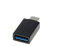 OTB Adapter Slim - USB Type C (USB-C) Stecker auf USB-A 3.0 Buchse - OTG Support - schwarz