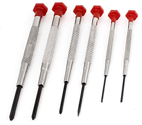 Aexit 6 Pcs PH00 PH0 PH1 Phillips 1.0mm 1.2mm 1.6mm Flathead Screwdrivers Set (5661c13d10e0d21d916c7467cad3aad6)