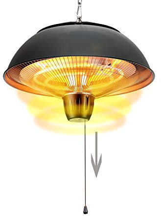 DONYER POWER Elektrischer Terrassenstrahler 2000W Deckenmontage für Innen und Außen …