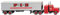 Wiking 052706 H0 LKW Modell Peterbilt Containersattelzug (Peterbilt)