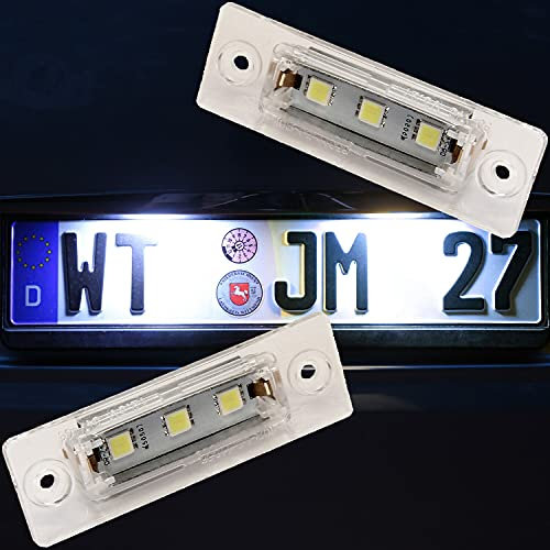 LED Kennzeichenbeleuchtung von Recambo passend für VW Passat 3b Limo + 3c B6 Variant | T5+T6