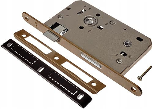 ADGO Jania Serrure de porte 72/55 mm pour WC droit avec poignée