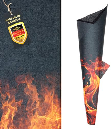 FireMat Silk Edition 150x90cm, Brandschutz Unterlage mit Anti-Rutsch Beschichtung aus Silikon, Matte für Elektrogeräte wie Kaffeemaschinen,Kaffeevollautomaten, Heissluftfritteusen