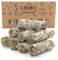 RUBY - RUBY - Sauge Blanche Purification a Bruler，8 STK Sauge Blanche，Encens Sauge Blanche ，Sauge Blanche Purification Maison (8 piezas)