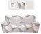 Lydevo Sofabezug 2 Sitzer Stretch Sofahusse Elastischer Sofabezug Spandex Sofa Überzug mit 2 Kissenbezug Anti-Rutsch Waschbar Sofa Protection Cover Schonbezug Couch,Verflechten