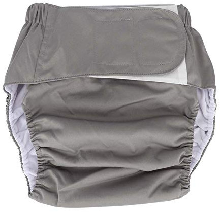 Pañales de Tela para Adultos, Pañales de Natación para Adultos Impermeables Lavables Reutilizables para Adultos Mayores Pañales de Tela Pañales de Bolsillo Pañales para Adultos(Pañal gris)