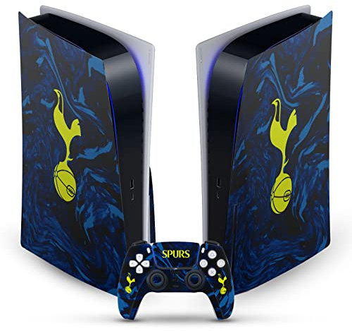 Head Case Designs Officially Licensed Tottenham Hotspur F.C. 2021/22 Away Kit Logo Art Vinyl Faceplate Gaming Skin Decal Compatible With Sony PlayStation 5 PS5 Disc Console & DualSense Controller