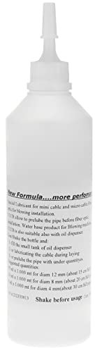 CableMarkt - Lubricante semilíquido Blanco para inserción de Cables de Fibra óptica en tuberías de 4-12 mm de sección 500 g