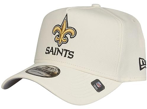 New Era 9Forty A-Frame Cap - New Orleans Saints Chrome White