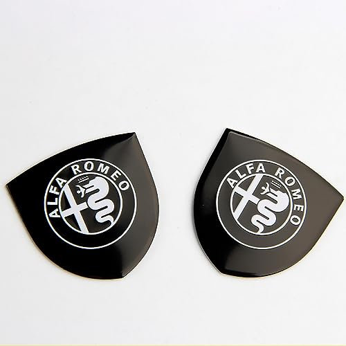 Auto Metalllegierung Emblem Karosserie Tankdeckel Schild Aufkleber für Alfa Romeo Mito 147 156 159 166 Giulietta Giulia Spider GT