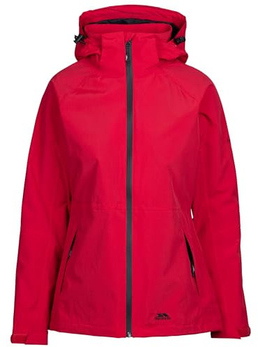 Trespass Damen Tilbury Regenjacke, Red, M