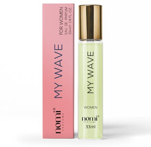 Nomi Perfume für Frauen, 33ml, (MY WAVE) Eau de Parfum mit 20% Duftölen, Blumige Raffinesse & Holzige Tiefe, Lang anhaltender Duft