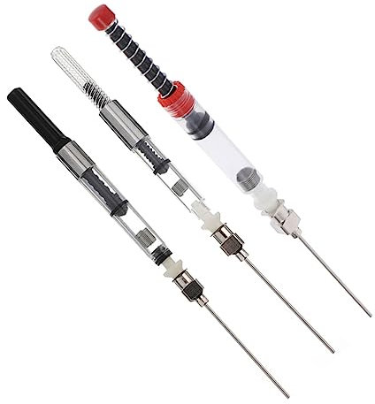 NUOBESTY 6pcs Fountain Pen Refills Ink Absorption Assistant Drawing Pen Calligraphy Ink Syringe Device