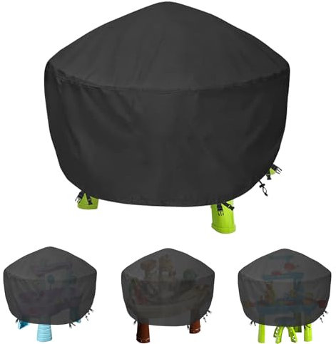 CMANLNYK Extra Large Water Table Cover - Waterproof Wind-resisting Anti-dust Anti-UV Sand for Children, Kids Sandpit Tuff Tray, Water Wall for Kids Outdoor Toys, Black
