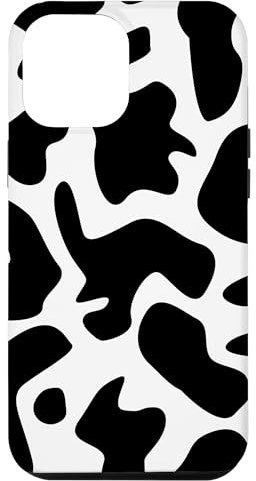 Handyhülle Kuhflecken Kuhmuster Kuh Muster weiß schwarz Hülle für iPhone 12 Pro Max