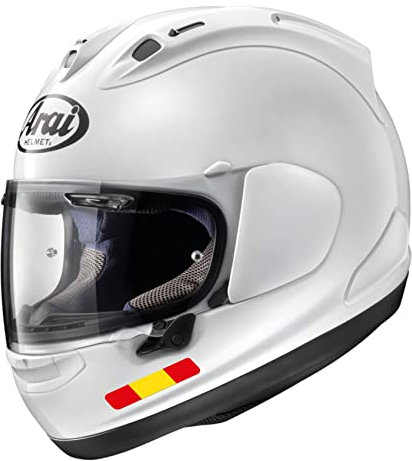 Pegatina vinilo 4 Tiras Bandera España 5x1cm