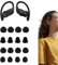 16PCS Ear Tips Compatible with Powerbeats Pro for Beats Soft and Flexible Ear Tips Compatible with Powerbeats Pro Silicone Noise Reduce Replacement Ear Tips Compatible with Beats Fit Pro (Black)