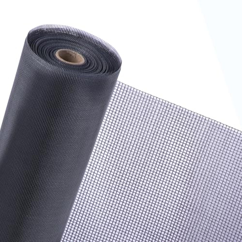 Ailinscn Rete Zanzariera|Rotolo da 15 metri |Rete Antigraffio Gatto| Facile da Tagliare e Adatta per Telai | Schermi in Acciaio Inox Per Finestre Protezione Insetti |Altezza 120cm
