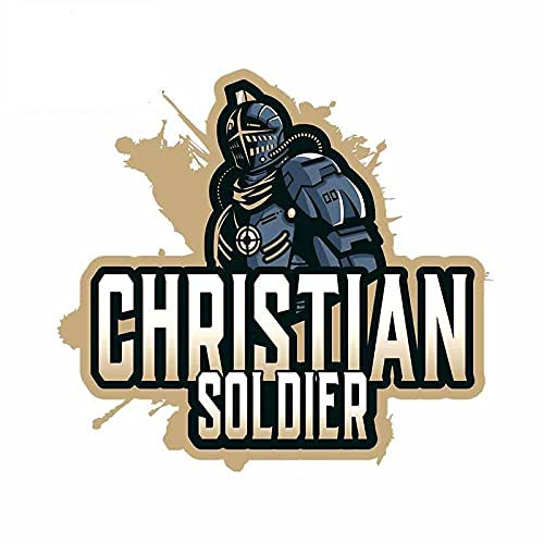 13 cm x 12,1 cm für Christian Soldier VAN Autoaufkleber Persönlichkeit Windows Aufkleber Motorrad Motorrad
