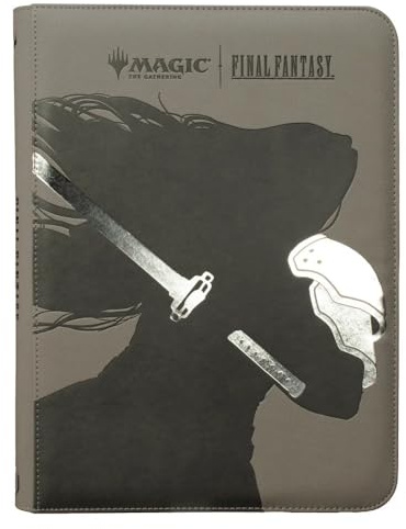 Ultra PRO - Final Fantasy x Universes Beyond Sephiroth (Wisnu Tan) 9-Pocket Premium Zippered PRO-Binder for Magic: The Gathering | TCG Card Collector Album, MTG Binder, Final Fantasy Card Binder