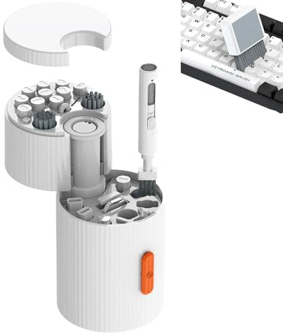 Handy-Reinigungsset, 21-in-1-Reinigungswerkzeug, Tastatur-Staubsauger, für Handy, Laptop, Computer, Ohrhörer, Bildschirm, Kameralinse