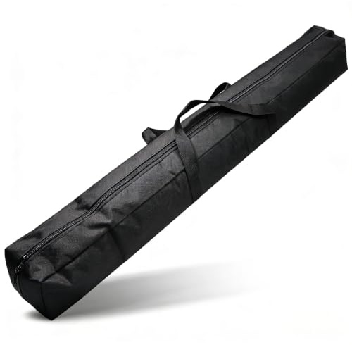 Tragetasche für Stangen bis 120 cm – schwarz, 120 × 15 × 15 cm, strapazierfähig abwaschbar