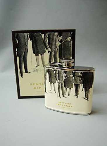 Four Seasons- Hip Flask Quirky Vintage style Stainless steel Whisky Brandy Gin Flask