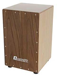 DIMAVERY CJ-500 Cajon, Walnuss, verstellbar | Mit verbessertem Snare-System