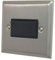 Deco Satin Nickel Fan Isolator Switch (Black Switch) - DSN69B
