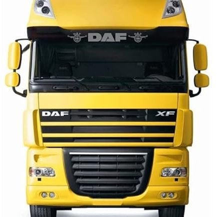 myrockshirt DAFAufkleber Logo 80cm LKW Truck Trucker Aufkleber Anhänger Sticker `+ Bonus Testaufkleber Estrellina-Glückstern ®, gedruckte Montageanleitung, Versand erfolgt aus Deuts