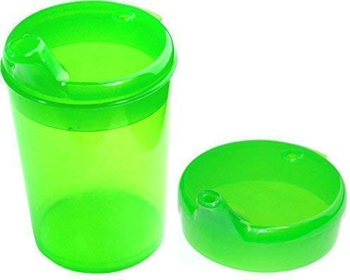 250 ml Beaker, Set of 1 Base + 2 Lids (1 x Opening Piece 12 x 10 mm, and 1 x Opening Piece in 4 x 4 mm), in Various Sizes Colours by Medi-Inn.