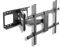 Xantron® STRONGLINE-960 Wandhalterung Fernseher Schwenkbar Neigbar Drehbar / 37-70 Zoll TV Halterung/TV Wandhalterung flach/Fernseher Schwenkarm/geringer Wandabstand - inkl. Montagematerial