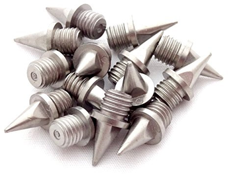 Stainless Steel Track and Cross Country Spikes (silver, 9mm)