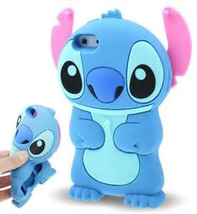 ZIMA Silicone Case for iPhone 6/6S - Lilo & Stitch - Blue, Shock-Absorbent, Full Body Protection