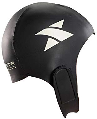 Xterra Wetsuits - Neoprene Swimming Cap - Performance Swim Cap for Men, Women, & Kids (Black, Small/Medium)
