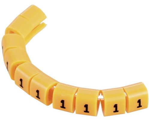TRU Components Markierungsclip 1 TC-MB1/1203 1593395 Außendurchmesser 3 bis 3,60 mm 10 Stück