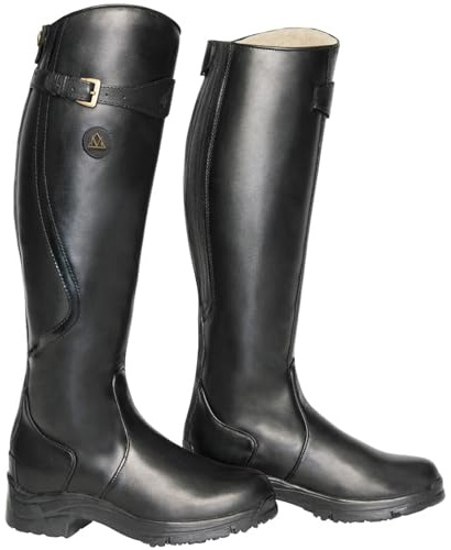 MTN HORSE Snowy River Tall Winter boot, Color: Black, Size: 9-R (308040BLK-R09)