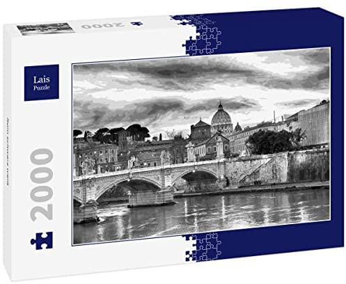 Lais Puzzle Rom schwarz weiß 2000 Teile