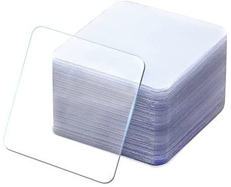 Clear Double Sided Mounting Tape Squares Heavy Duty, Traceless Super Sticky Gel Pads Removable, Multifunctional Adhesive Tape for Cell Phone, Car, DIY Craft, Home Office Wall (60Pcs)